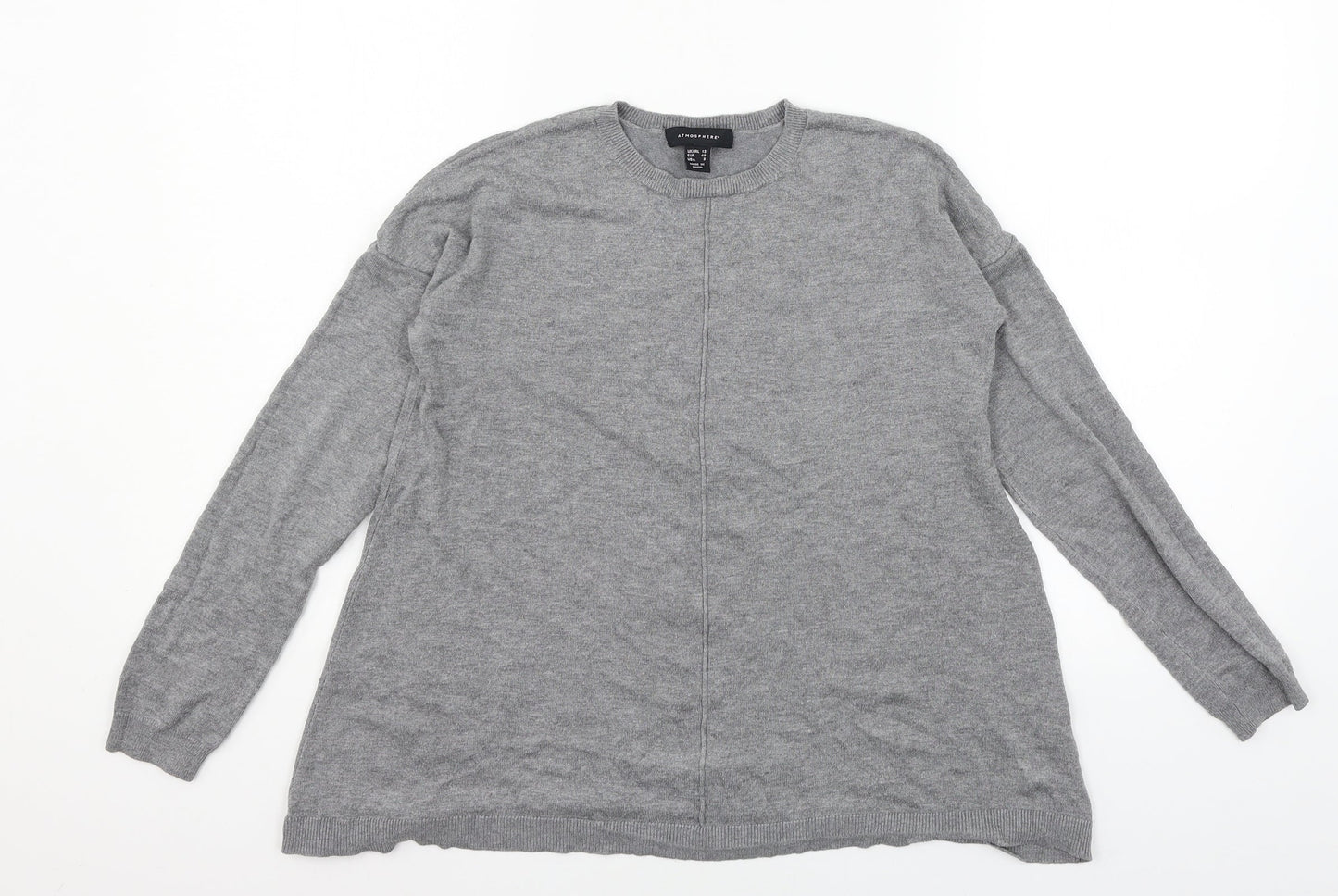 Atmosphere Womens Grey  Knit Pullover Jumper Size 12