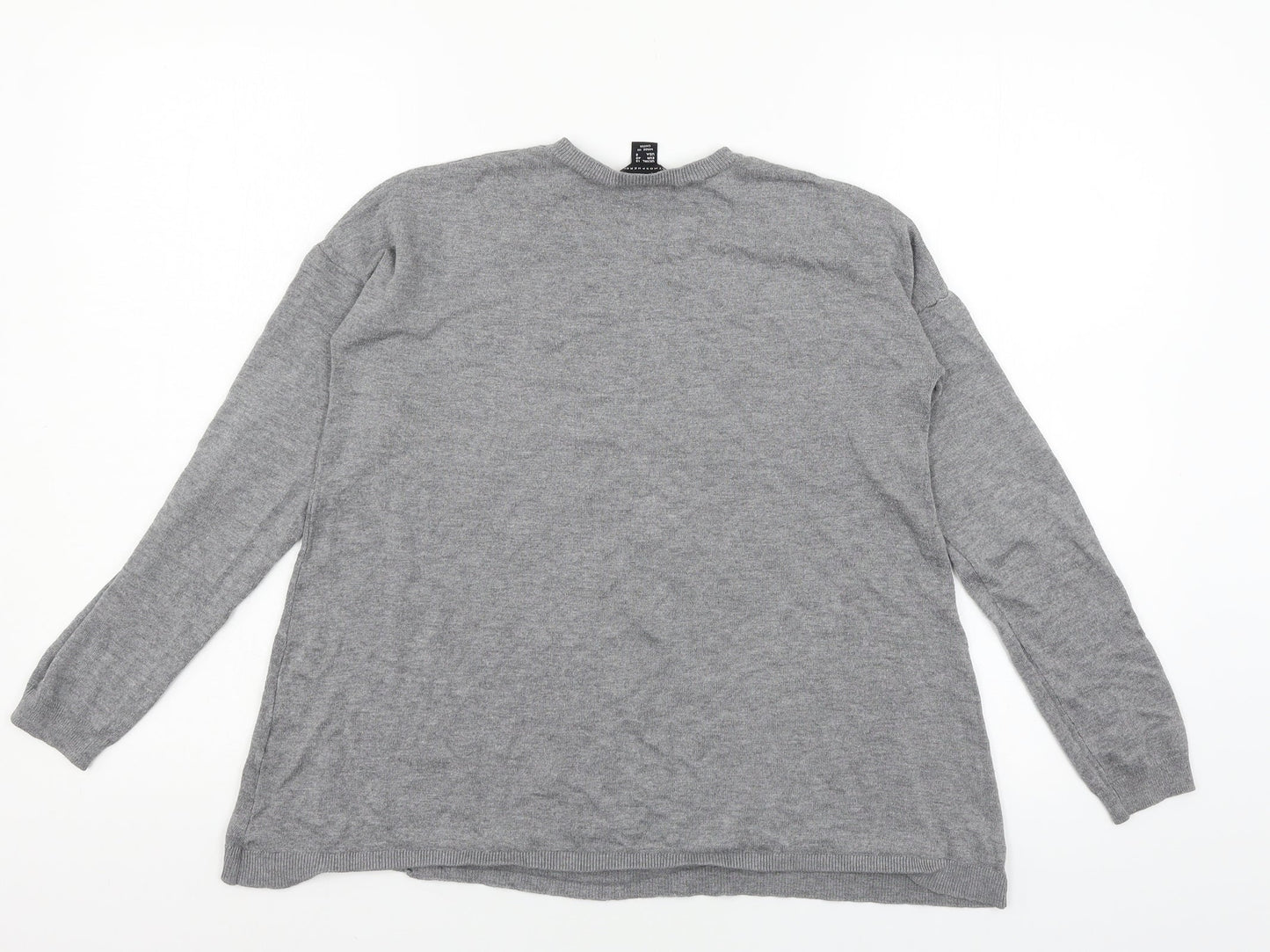 Atmosphere Womens Grey  Knit Pullover Jumper Size 12