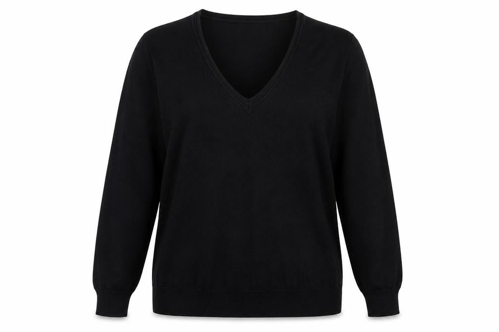Marks and Spencer Womens Black  Knit Pullover Jumper Size 12