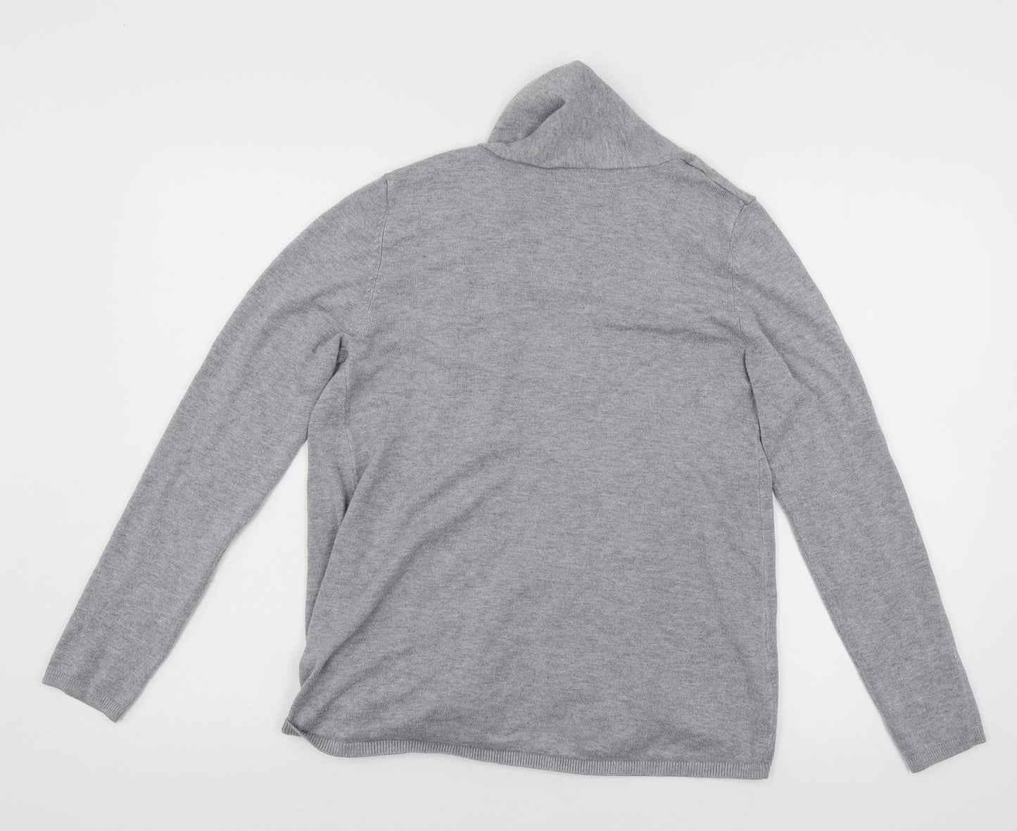 Papaya Womens Grey  Knit Cardigan Jumper Size 12