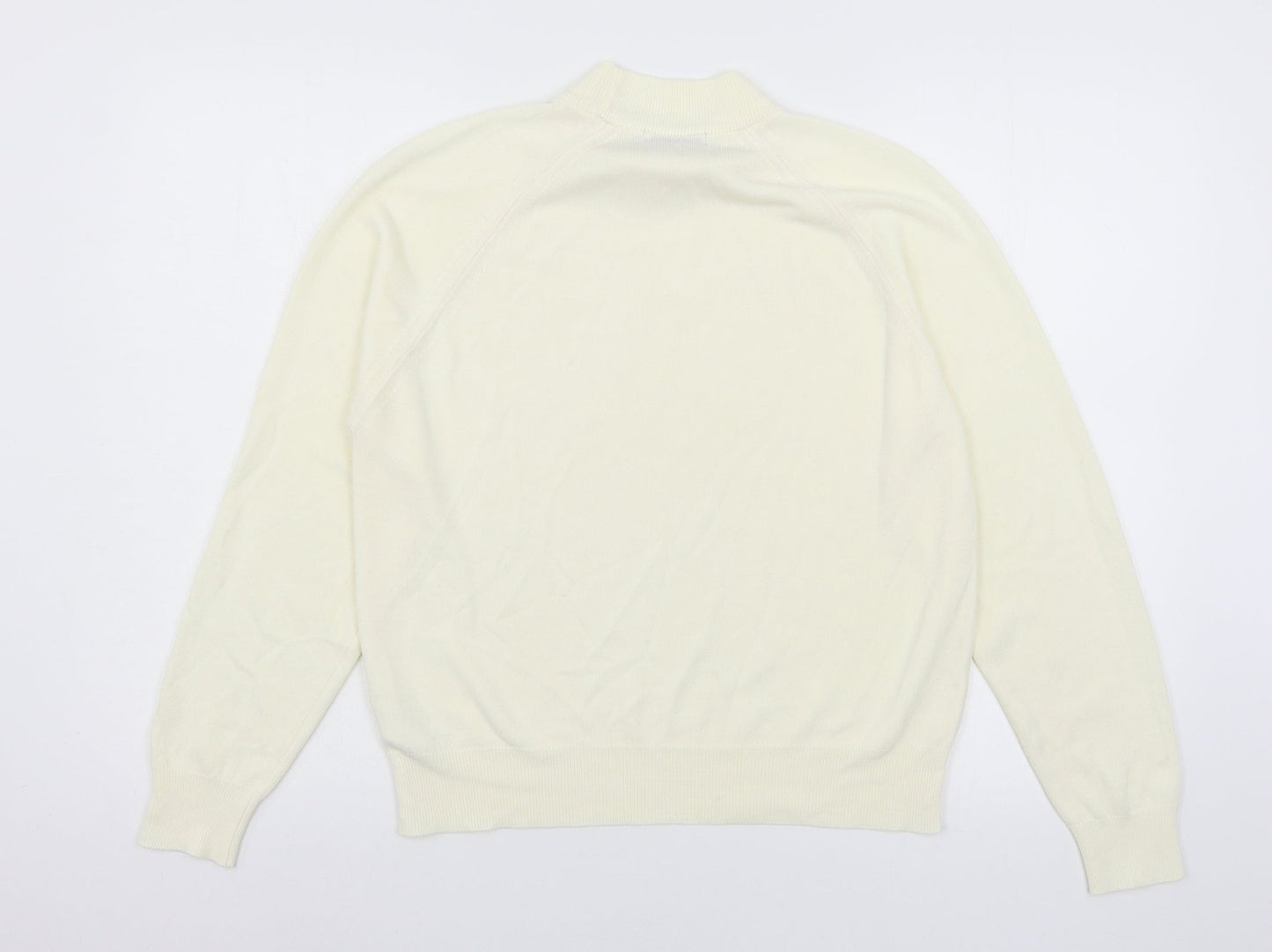 Berkertex Womens Ivory  Knit Pullover Jumper Size 12