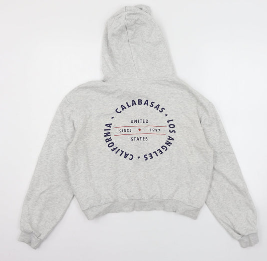 Divided by H&M Womens Grey  Jersey Pullover Hoodie Size S  - Calabasas