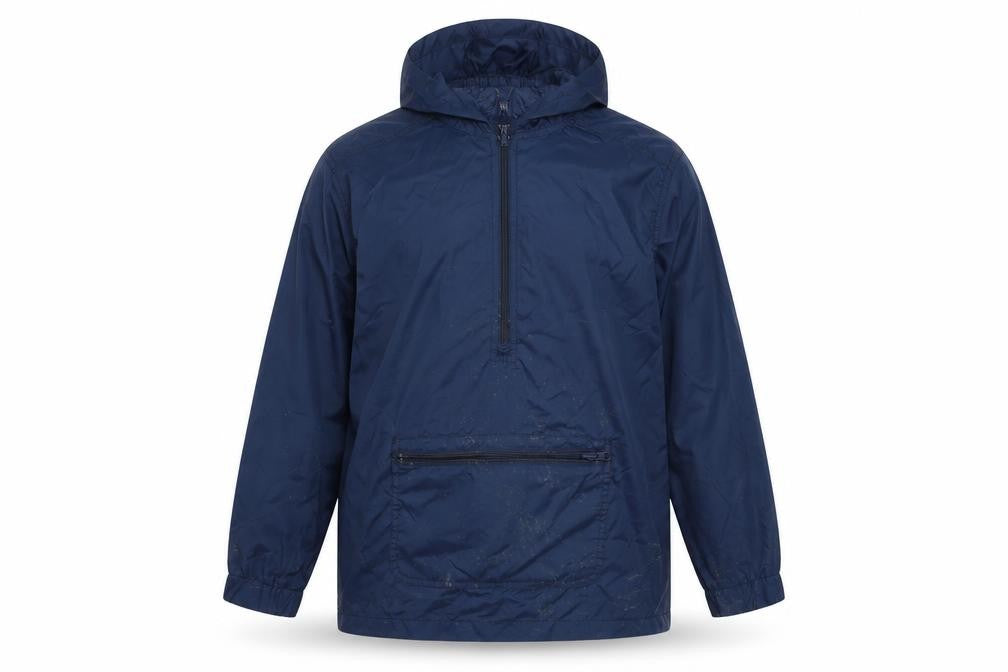 Front view of Back to School boys’ blue jacket, size M