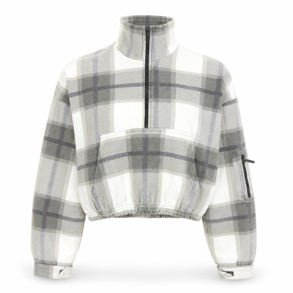 PLT Womens Multicoloured Check  Pullover Jumper Size S