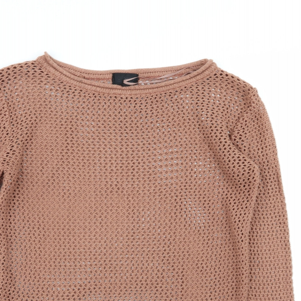 Topshop Womens Brown   Pullover Jumper Size 10