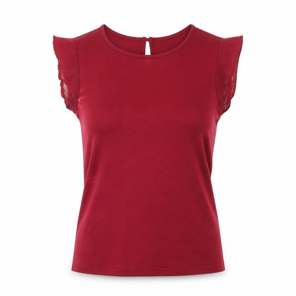 New Look Womens Red   Basic Blouse Size 6