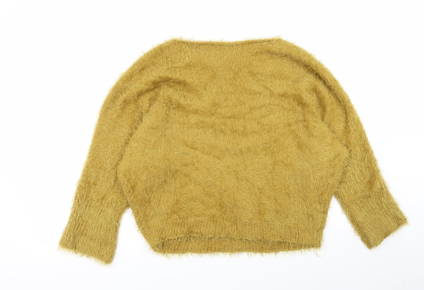 Amanti Womens Yellow   Pullover Jumper Size M