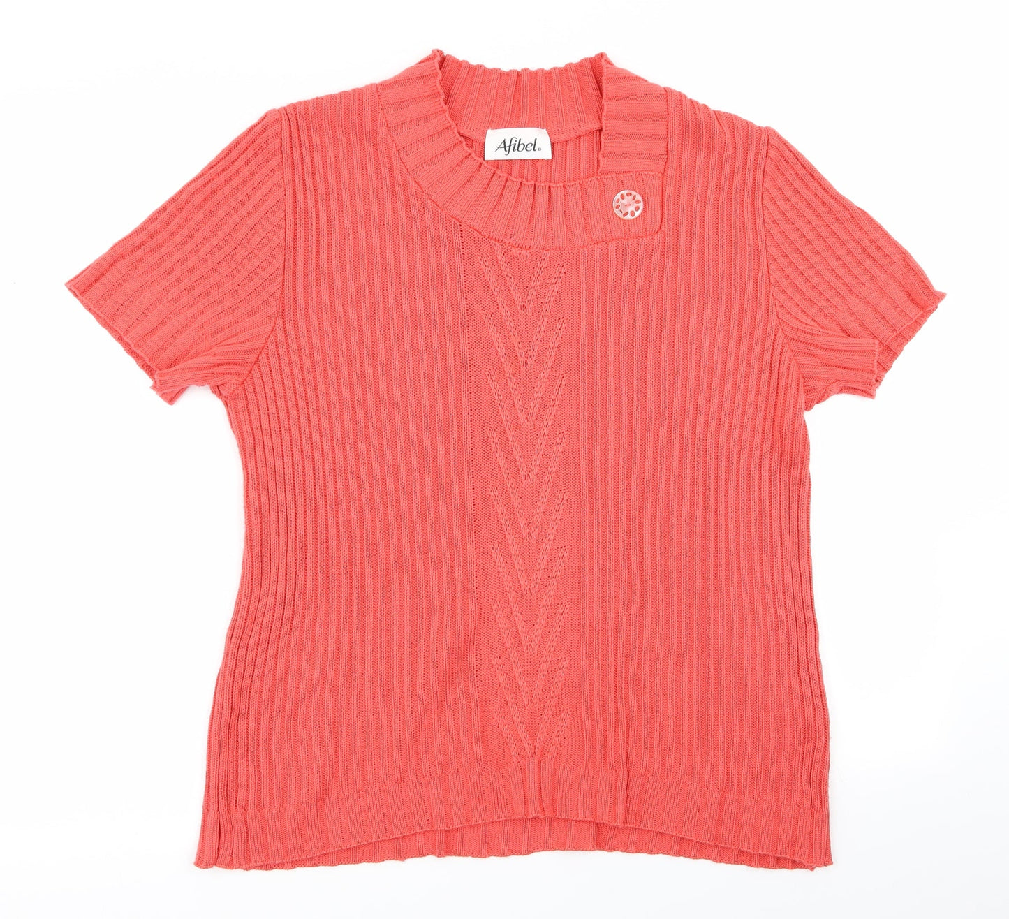 afibel Womens Red   Pullover Jumper Size 16