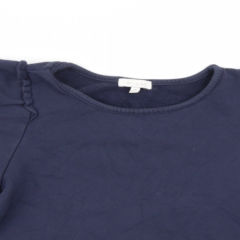 eri+ali Womens Blue   Pullover Jumper Size M