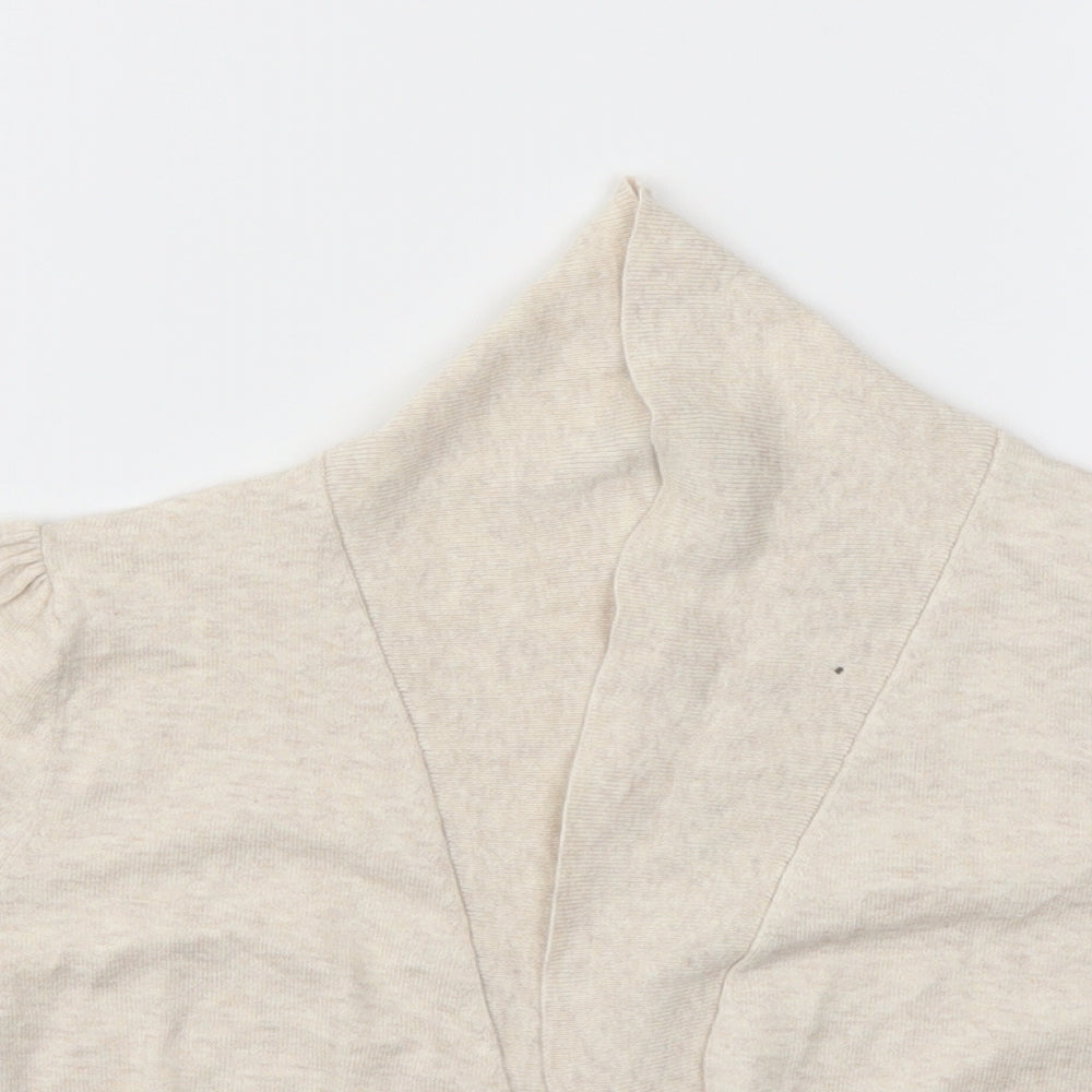 BHS Womens Beige   Cardigan Jumper Size 8
