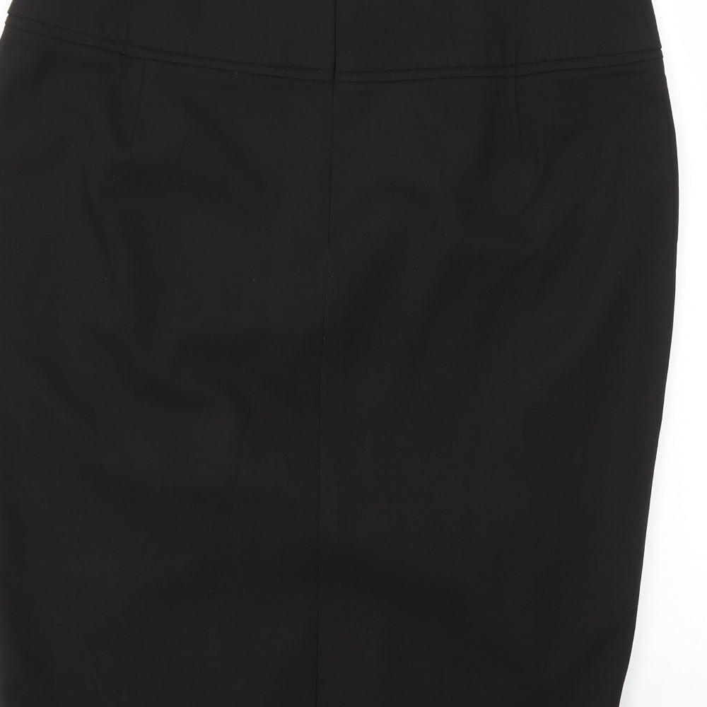 ESSENTIEL Womens Black   A-Line Skirt Size 14