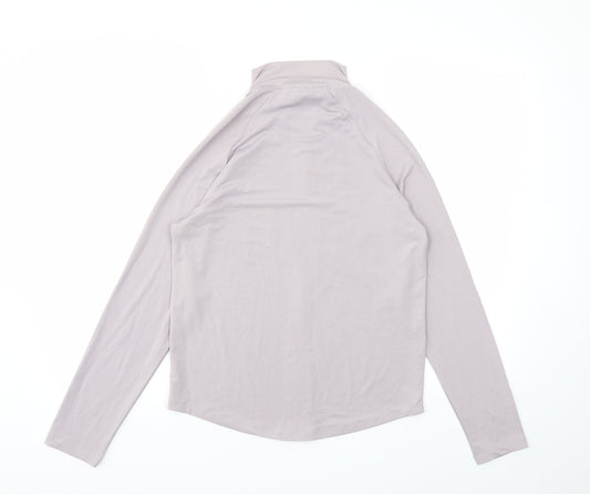 Boohoo Womens Purple   Basic T-Shirt Size 10
