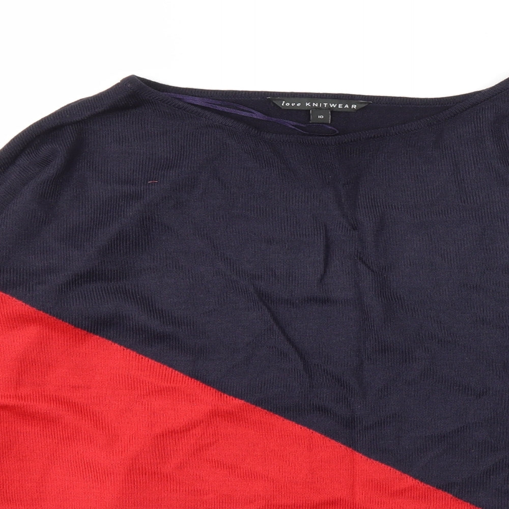 Bonmarché Womens Multicoloured   Pullover Jumper Size 10