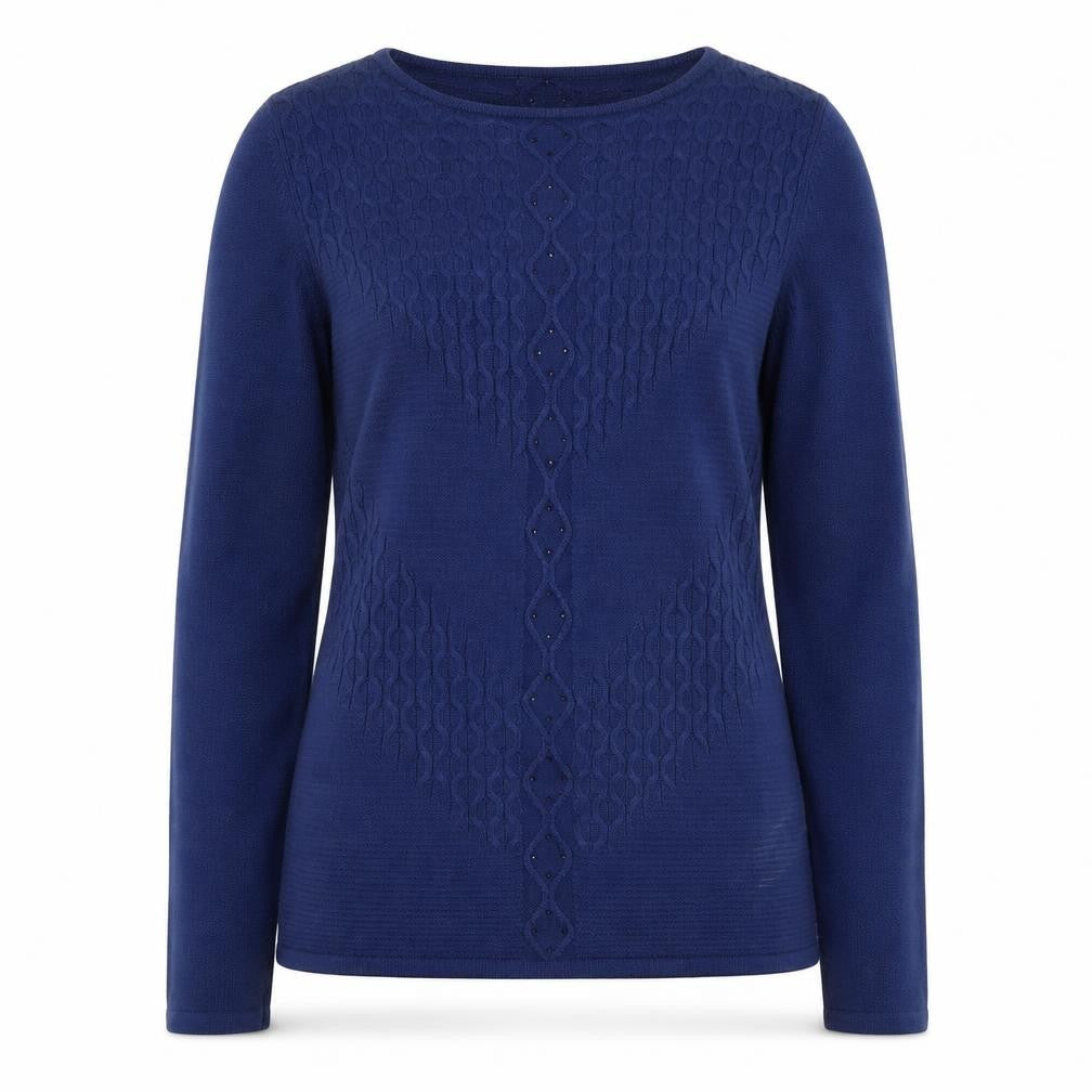 anna rose Womens Blue   Pullover Jumper Size M