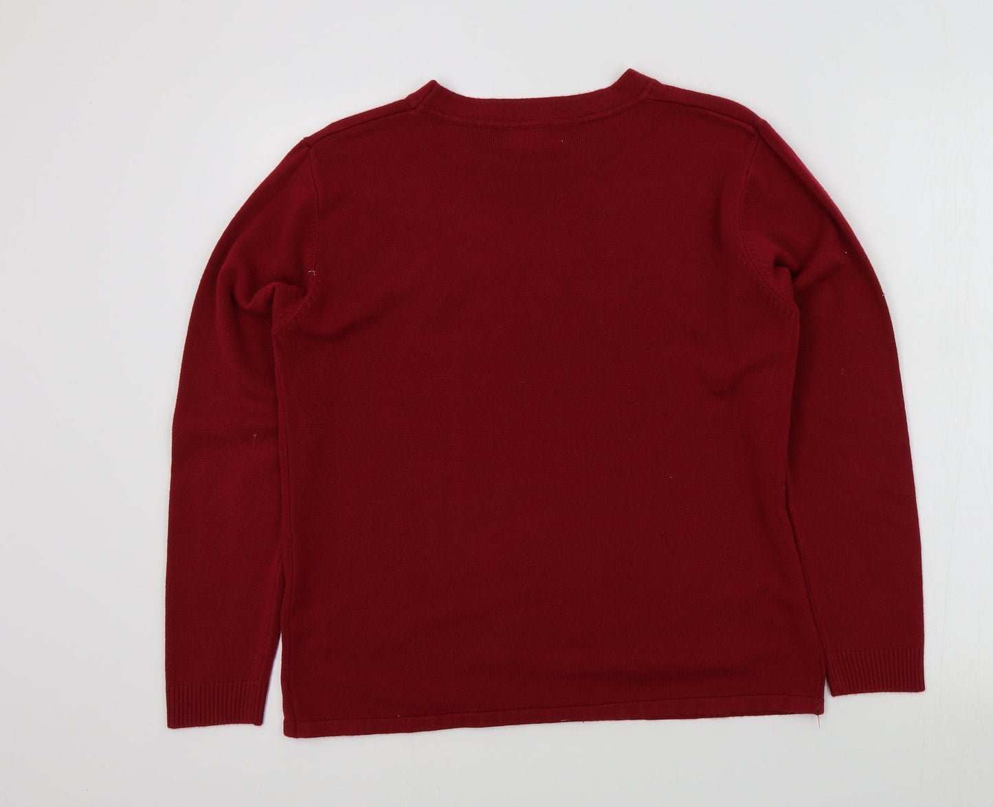 reflect Womens Red   Pullover Jumper Size M