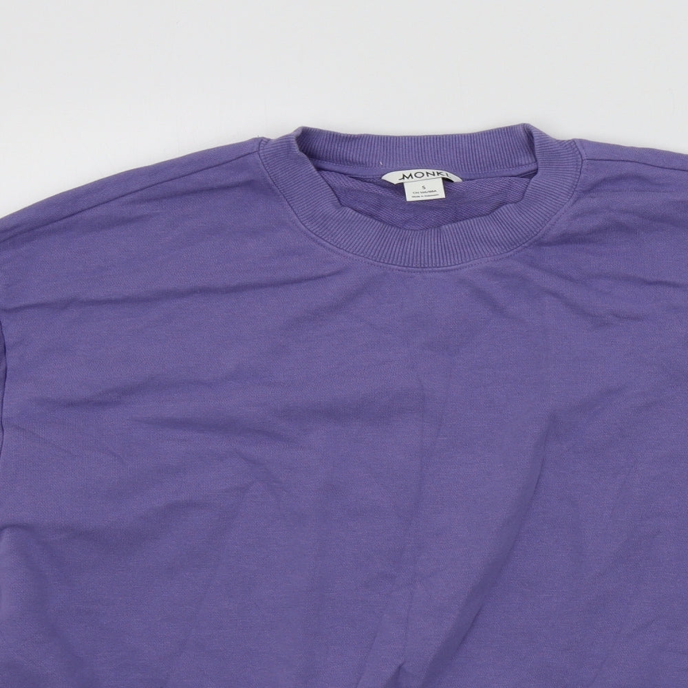 monkl Womens Purple   Pullover Jumper Size S