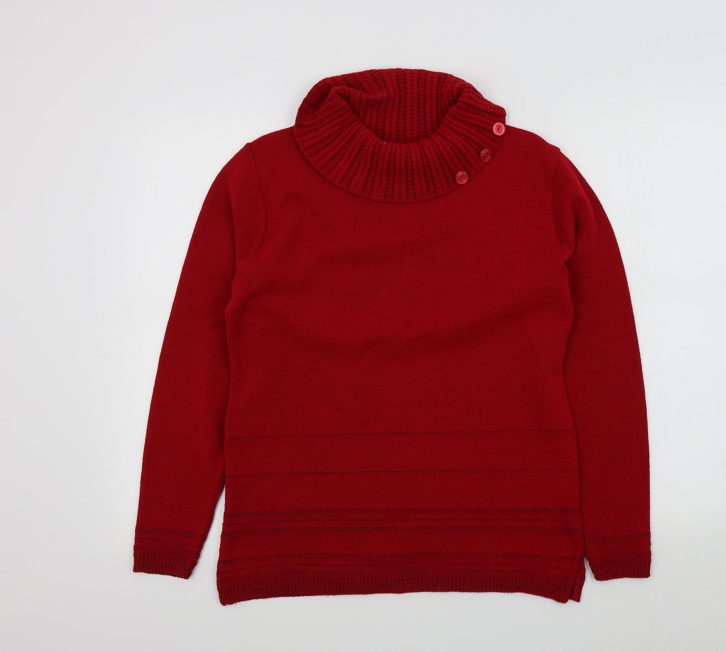 pure&natural Womens Red   Pullover Jumper Size S