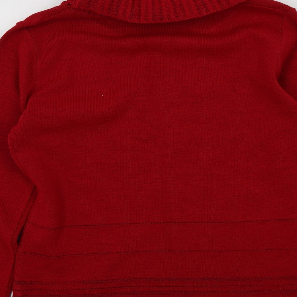 pure&natural Womens Red   Pullover Jumper Size S