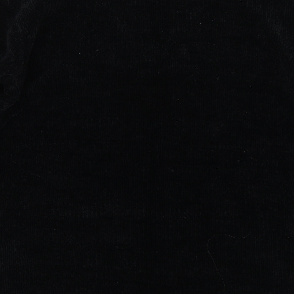 HANNAH Womens Black Floral  Pullover Jumper Size M