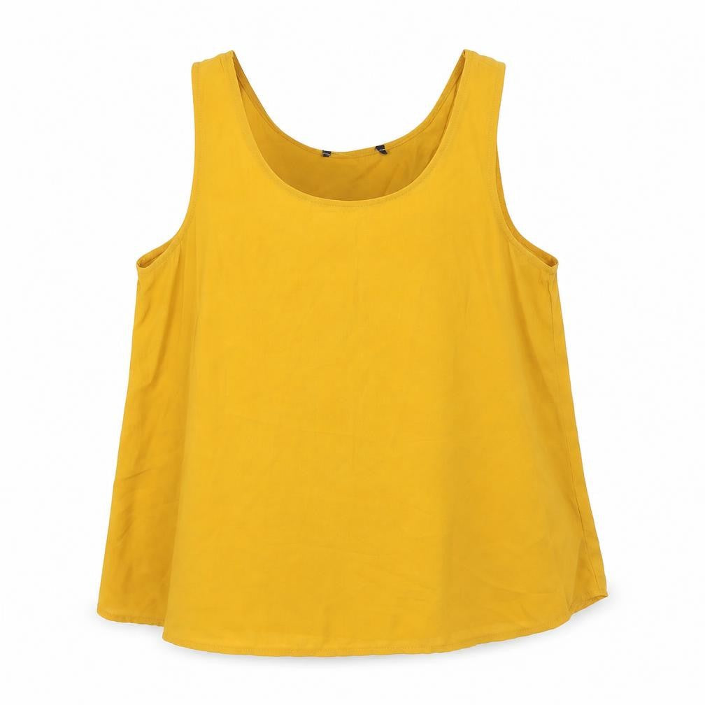 Preworn Womens Yellow   Basic Tank Size M