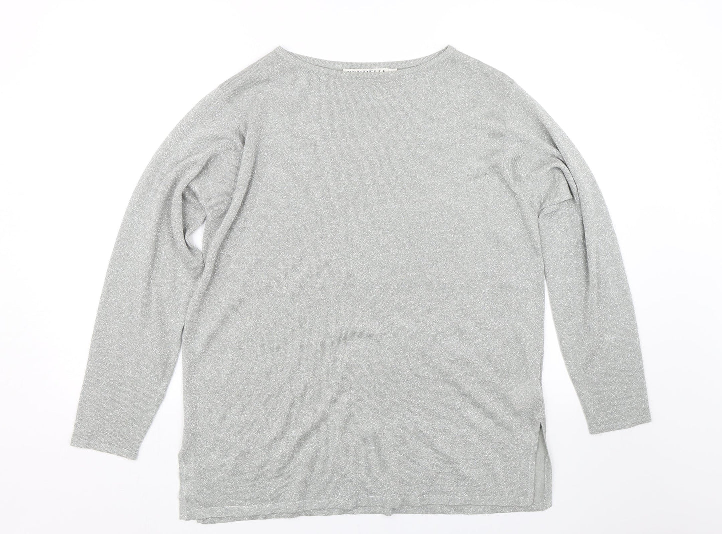 Cordelia Womens Silver   Pullover Jumper Size M