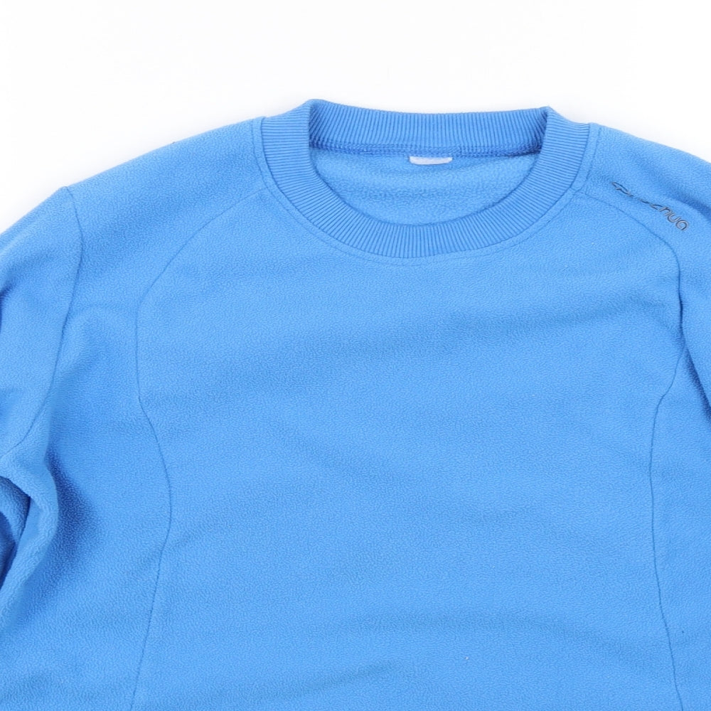Quencha Womens Blue   Pullover Sweatshirt Size XS