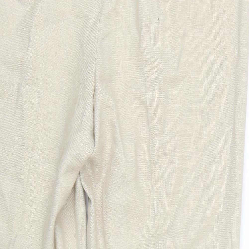 EWM Womens Beige   Capri Trousers Size 12 L24.5 in