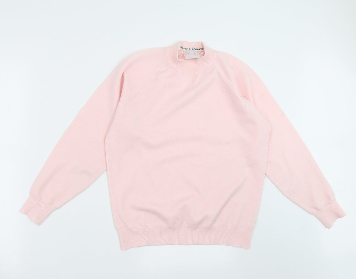 Brettles Womens Pink  Knit Pullover Jumper Size S