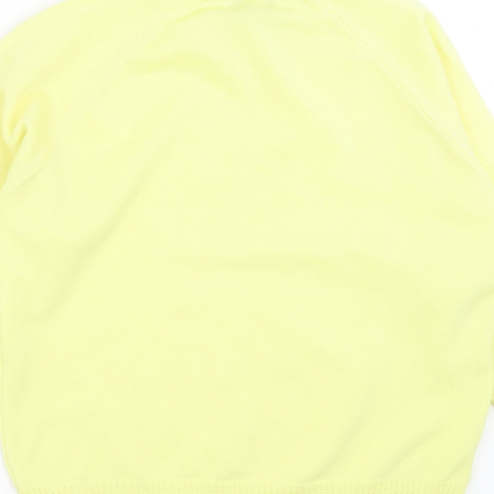 Gilwear Womens Yellow  Knit Pullover Jumper Size S