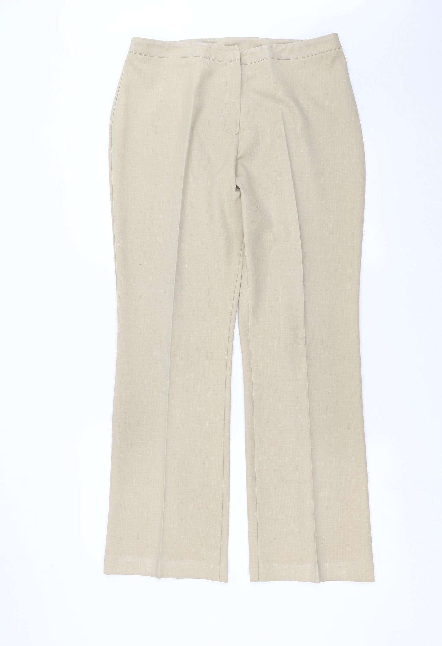 BHS Womens Beige   Trousers  Size 16 L30 in