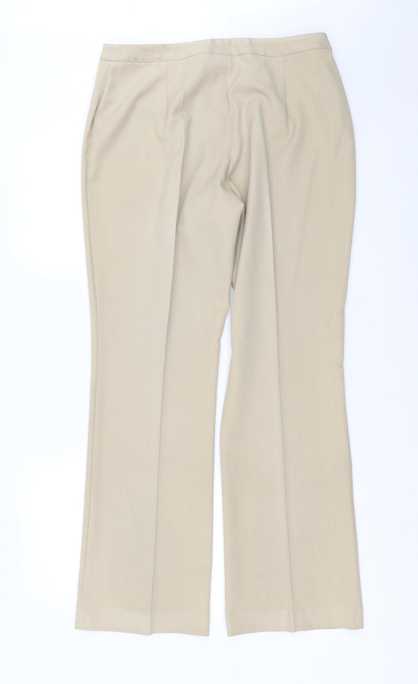 BHS Womens Beige   Trousers  Size 16 L30 in