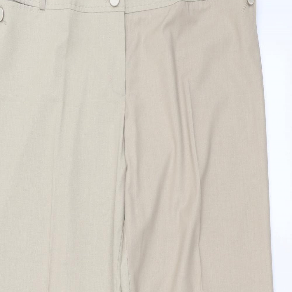 Preworn Womens Beige   Trousers  Size 36 in L29 in