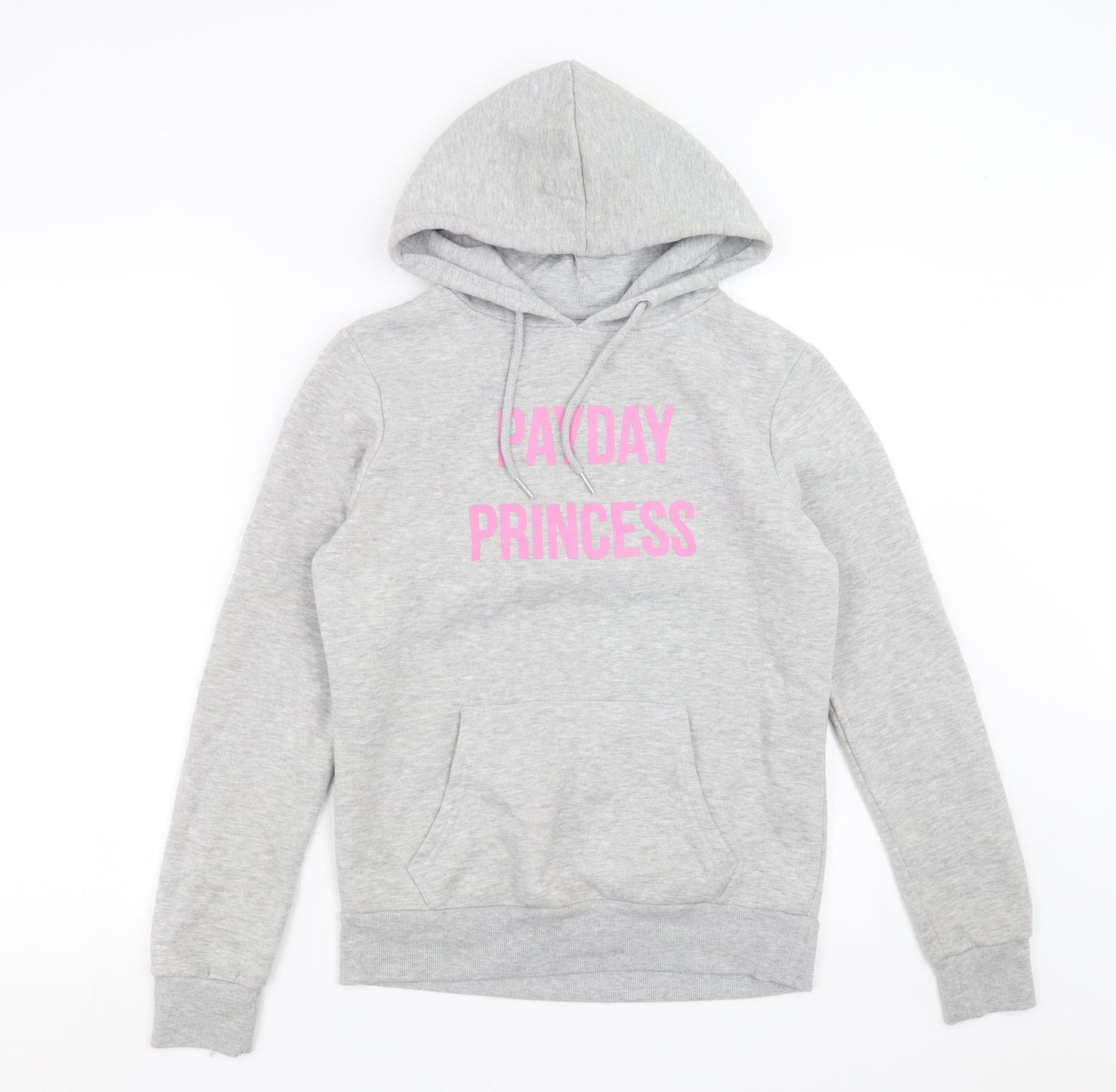 Primark Womens Grey   Pullover Hoodie Size 10  - payday princess