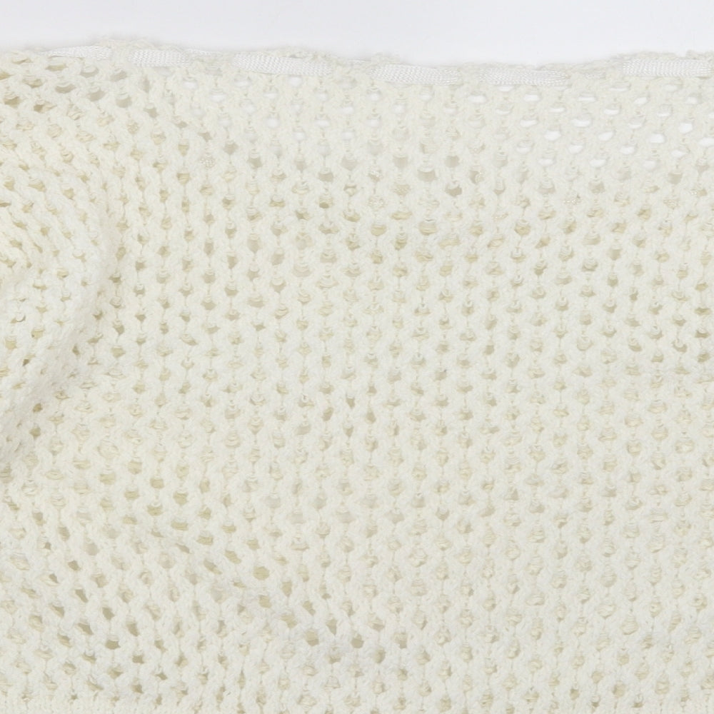 F&F Womens Ivory  Knit Pullover Jumper Size 16