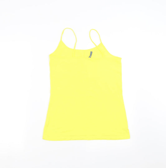 Evie Womens Yellow   Camisole T-Shirt Size 16