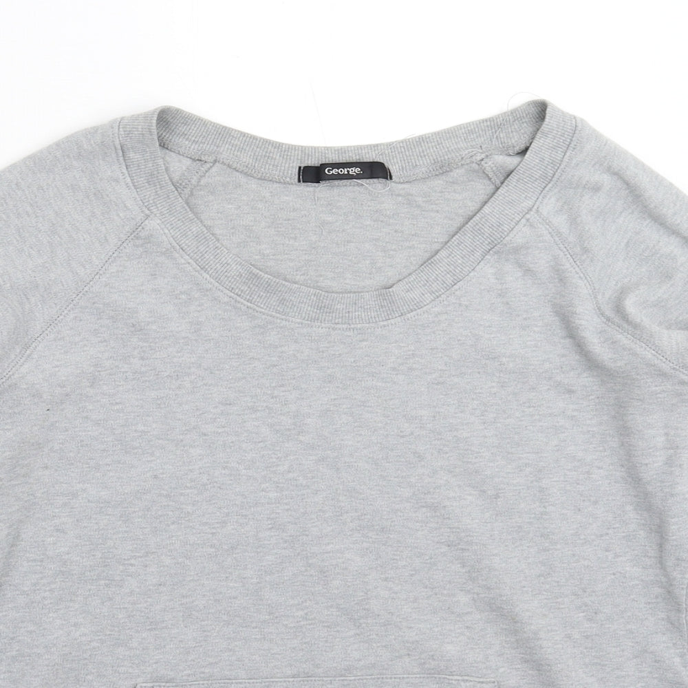 George Womens Grey   Pullover Sweatshirt Size 10