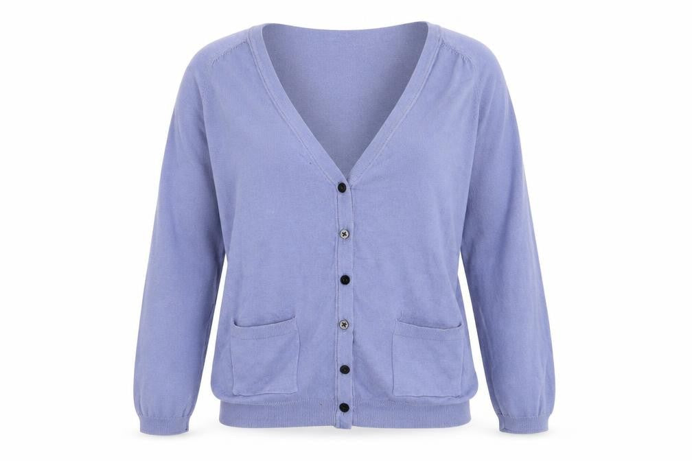 H&M Womens Blue  Knit Cape Jumper Size M