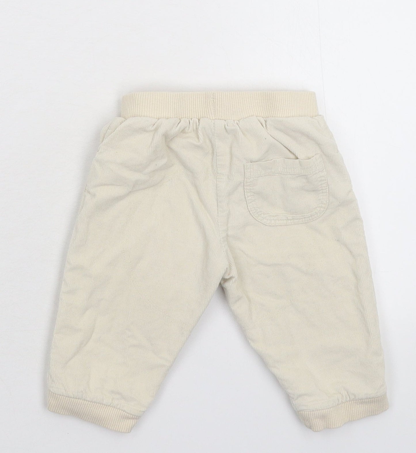 TU Baby Grey  Corduroy Capri Trousers Size 6-9 Months