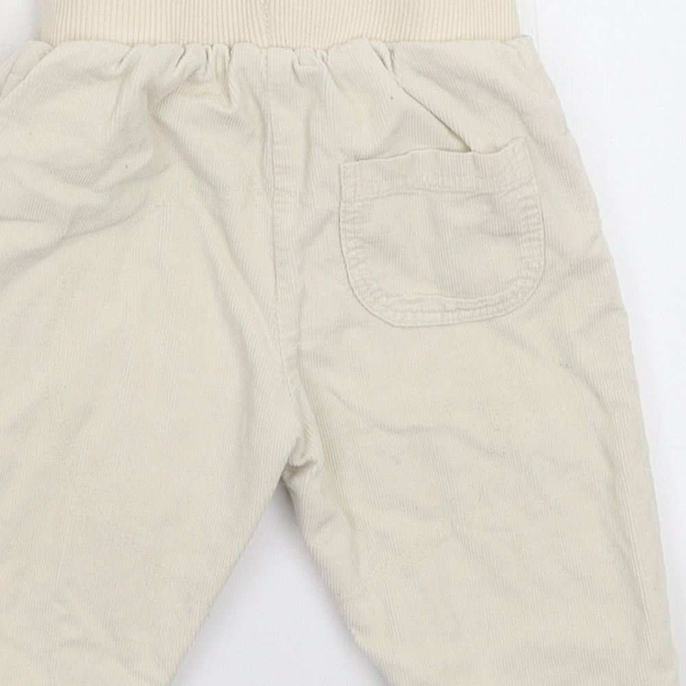 TU Baby Grey  Corduroy Capri Trousers Size 6-9 Months