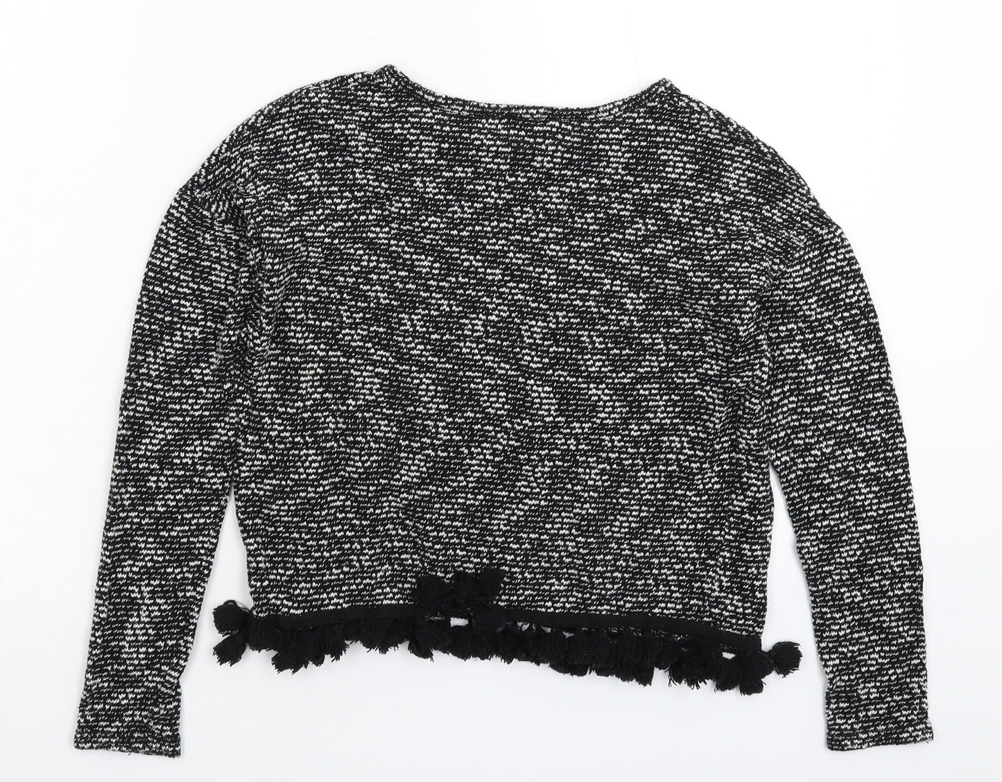 New Look Womens Black  Knit Pullover Jumper Size 6