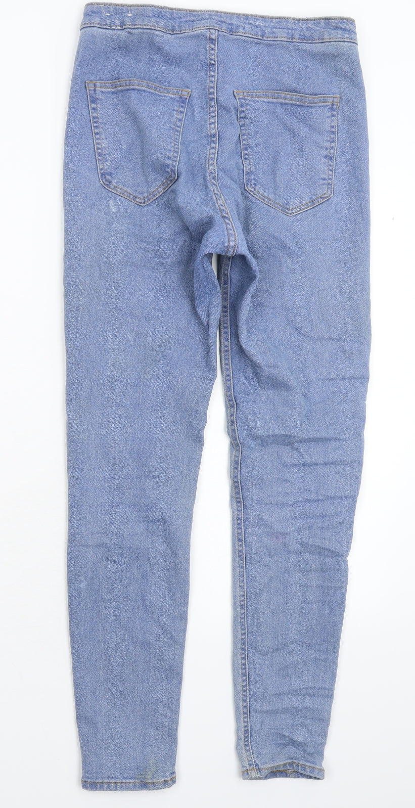 Bershka Womens Blue  Denim Jegging Jeans Size 10 L28 in