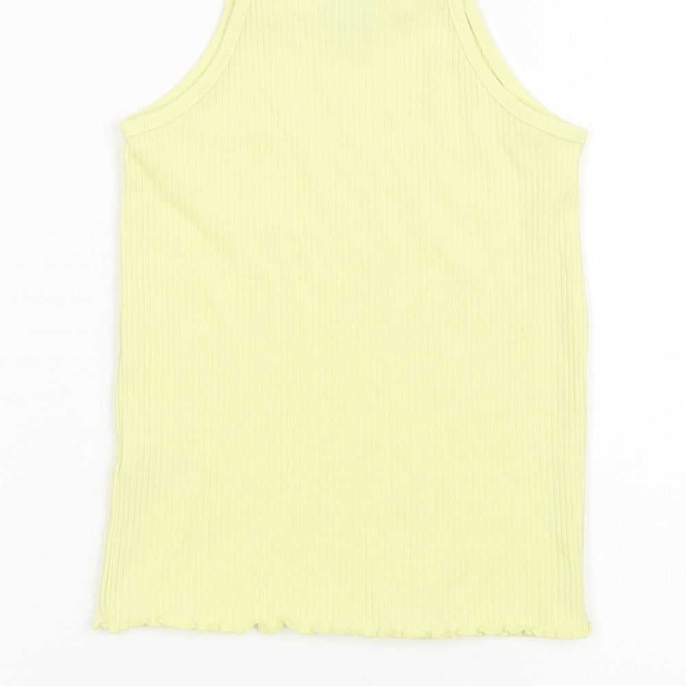 Sainsburys Girls Yellow   Basic Tank Size 5 Years