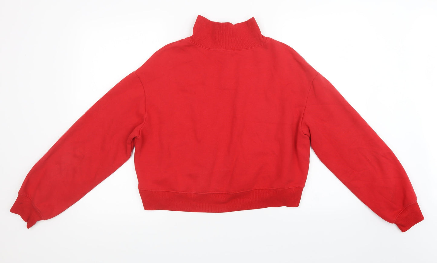 H&M Womens Red   Pullover Sweatshirt Size M