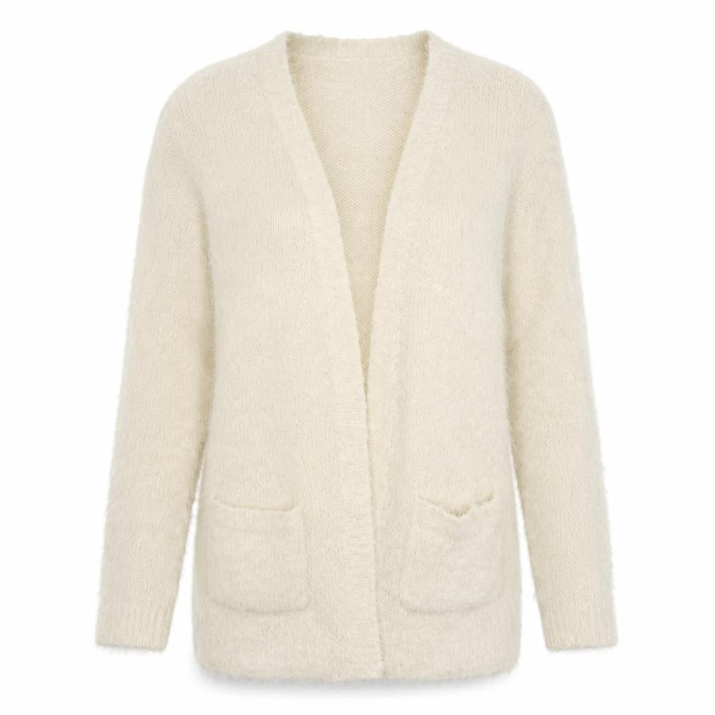 Cotton Traders Womens Ivory   Wrap Jumper Size 12