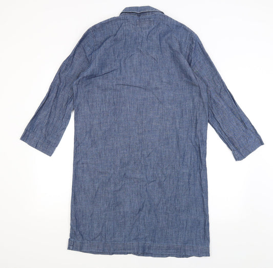 FOREVER 21 Womens Blue   Shirt Dress  Size M