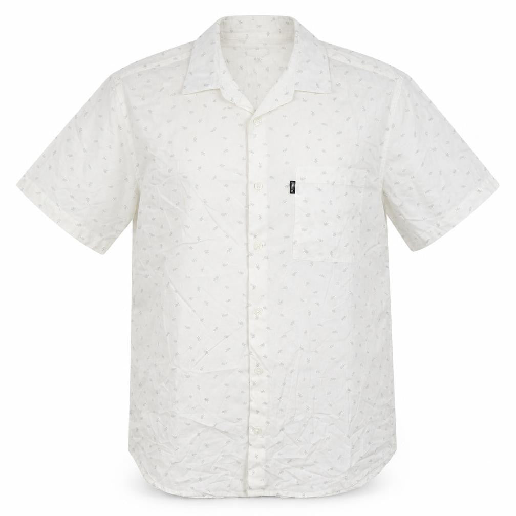 Outrage London Mens White    Button-Up Size L
