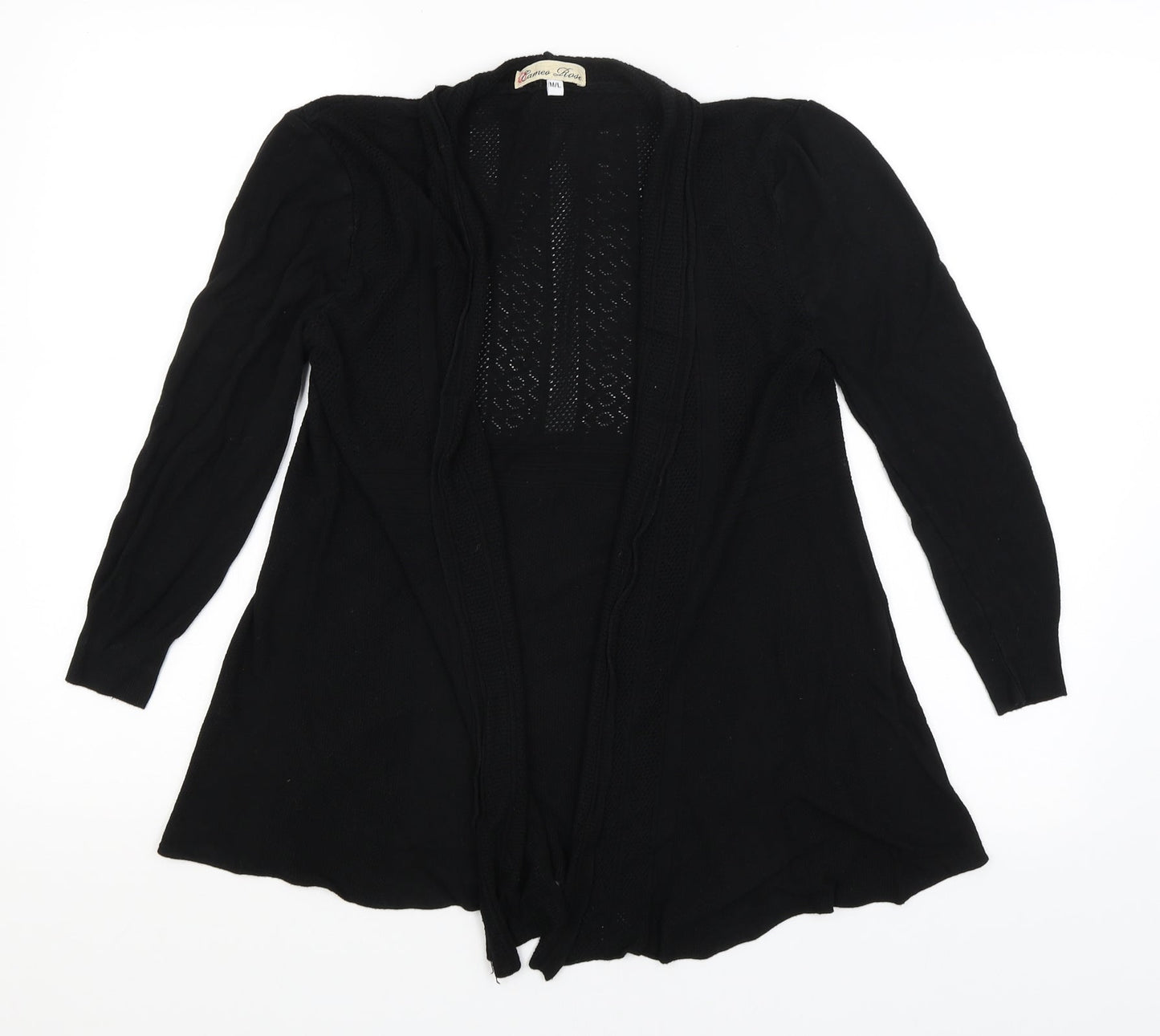 Cameo Rose Womens Black   Wrap Jumper Size M
