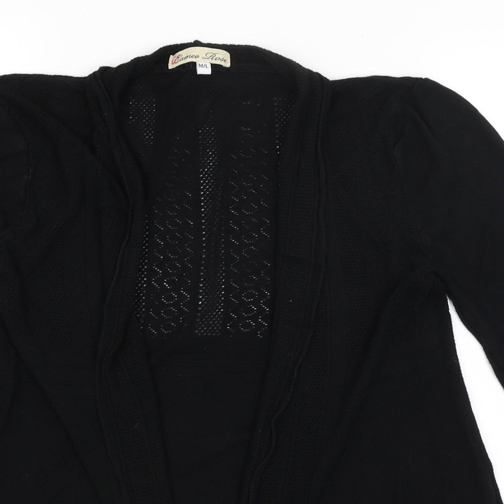 Cameo Rose Womens Black   Wrap Jumper Size M