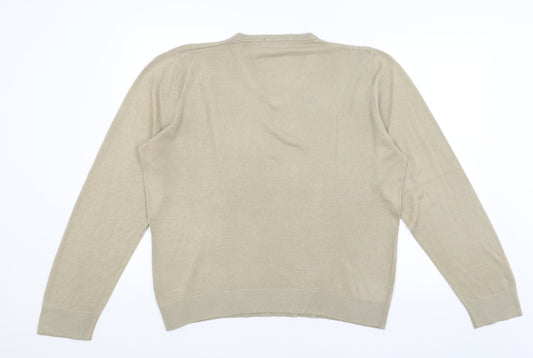 Blue Harbour Mens Brown   Pullover Jumper Size L
