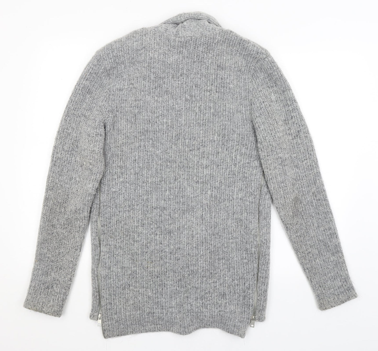 River Island Womens Grey   Wrap Jumper Size S